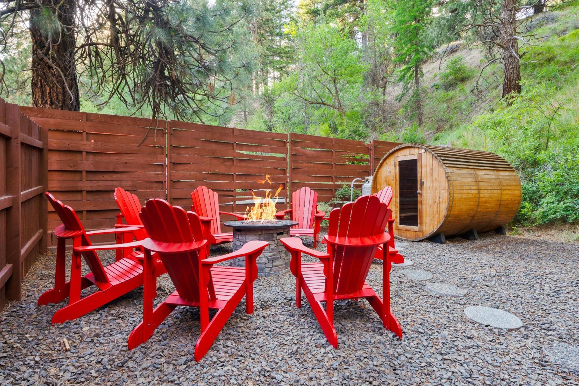 Rimrock White Pass Log Cabin Luxury Retreat מראה חיצוני תמונה